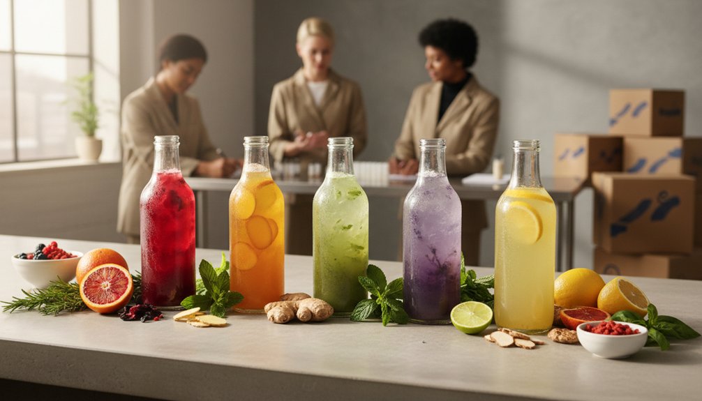 healthy beverage brand success